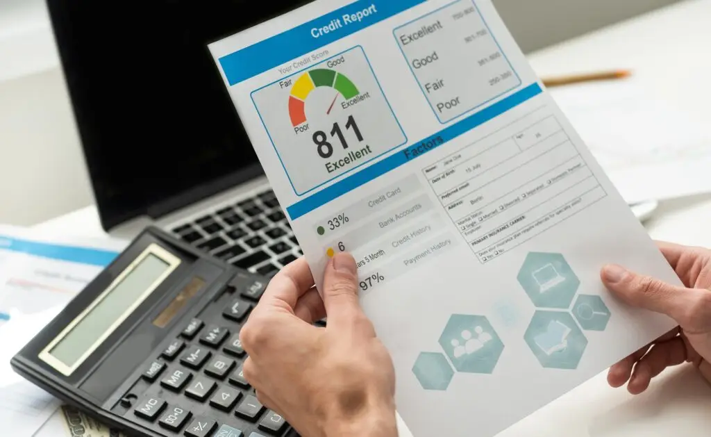 Credit Report Financial Banking Economy Concept